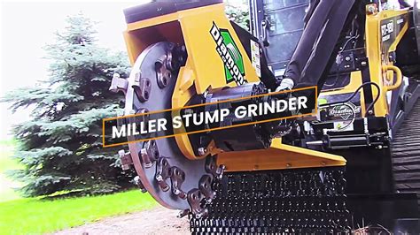 miller pro skid steer stump grinder|Skid.